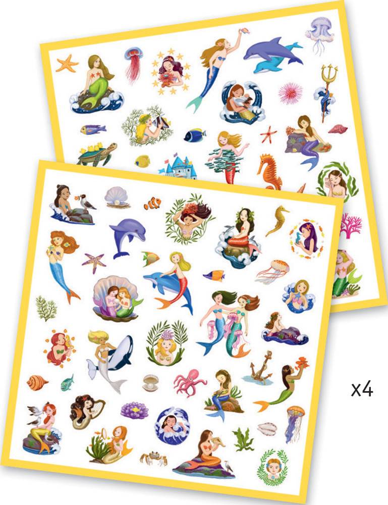 Djeco 08885 - Mermaid Stickers