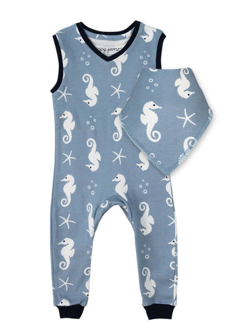 A B Seahorse - Romper  9-12 mois