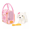 Pucci - Pink Crown Bag w/Plush Pup
