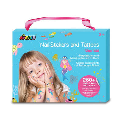 AVENIR - NAIL STICKERS AND TATTOOS - MERMAIDS