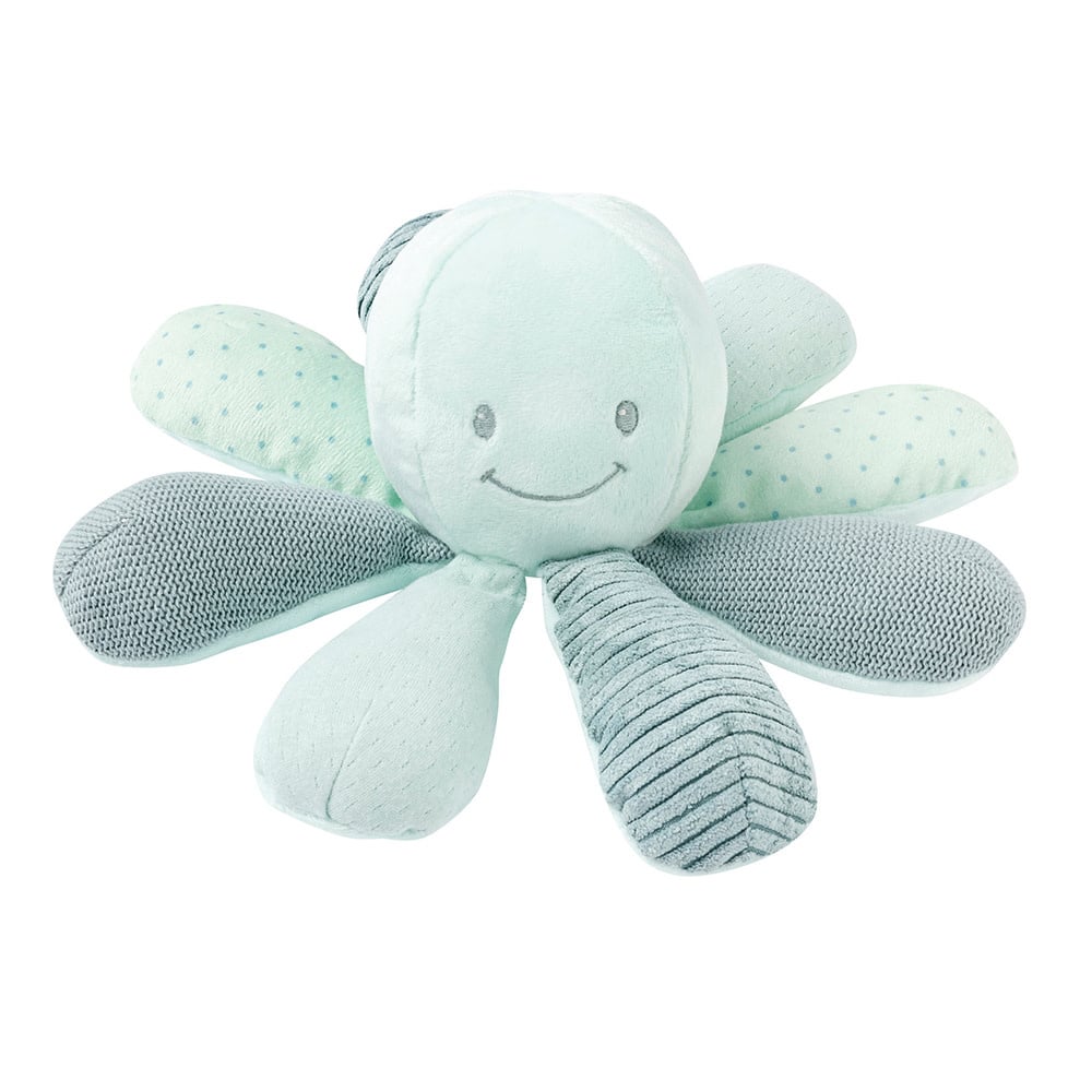 Nattou - Activity Cuddly Octopus - mint